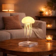 Lámpara medusa de luz cálida y relajante