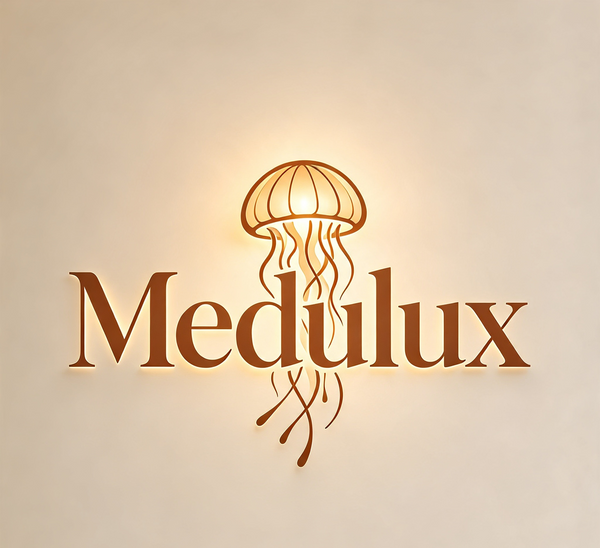lampara medusa de luz led